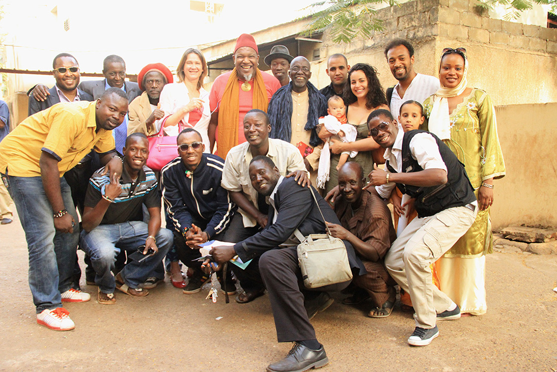 Chanteurs, cinéastes, journalistes - 12ème édition RCB - Bamako 2012 - locaux UCECAO